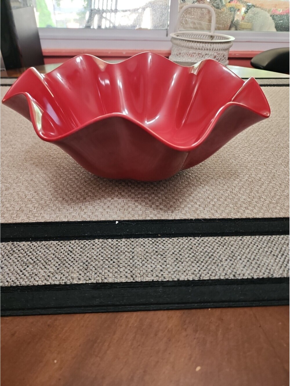 Kulsan Thermoset Bolw 35cm Red Turkey 14"×14"×6